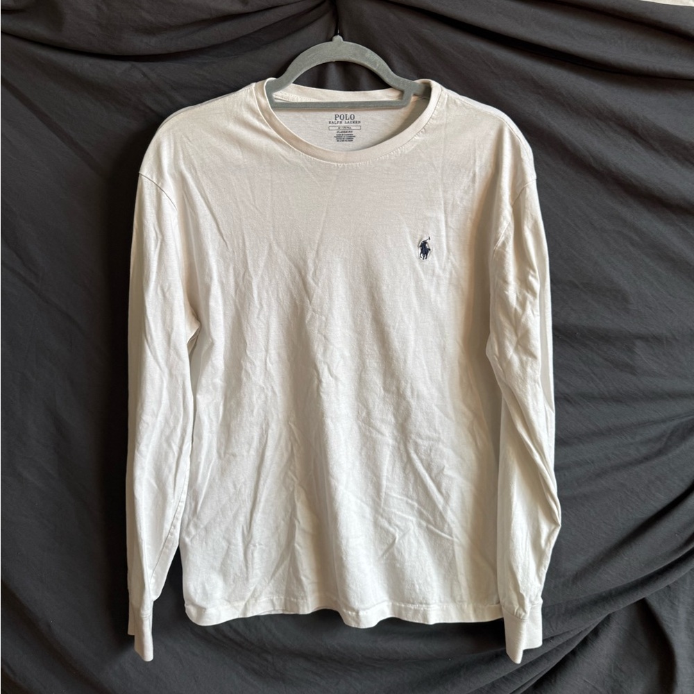 Polo by Ralph Lauren Men's Classic Fit Long Sleeve Tee - Cream